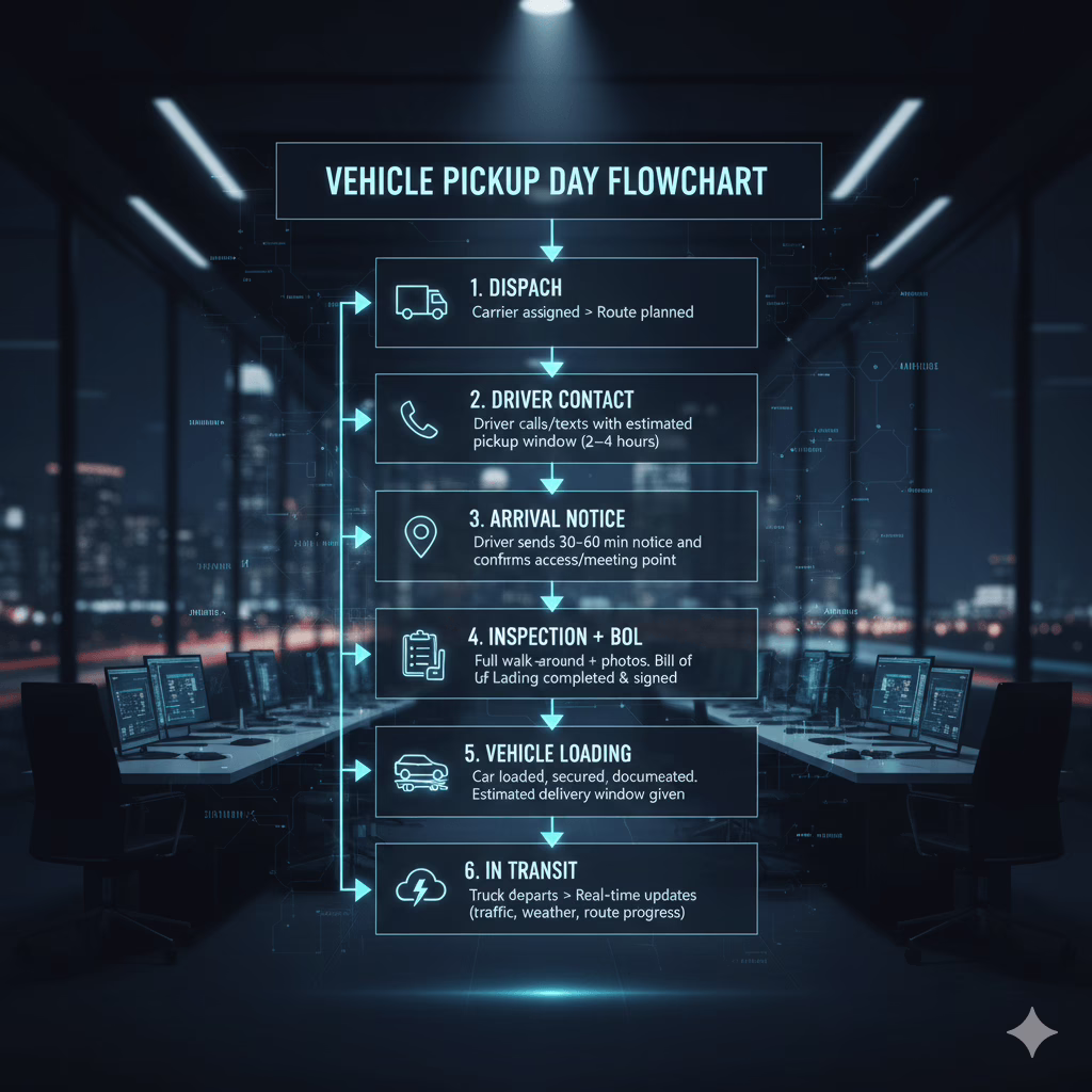 What Happens on the Day Your Car Is Picked Up?