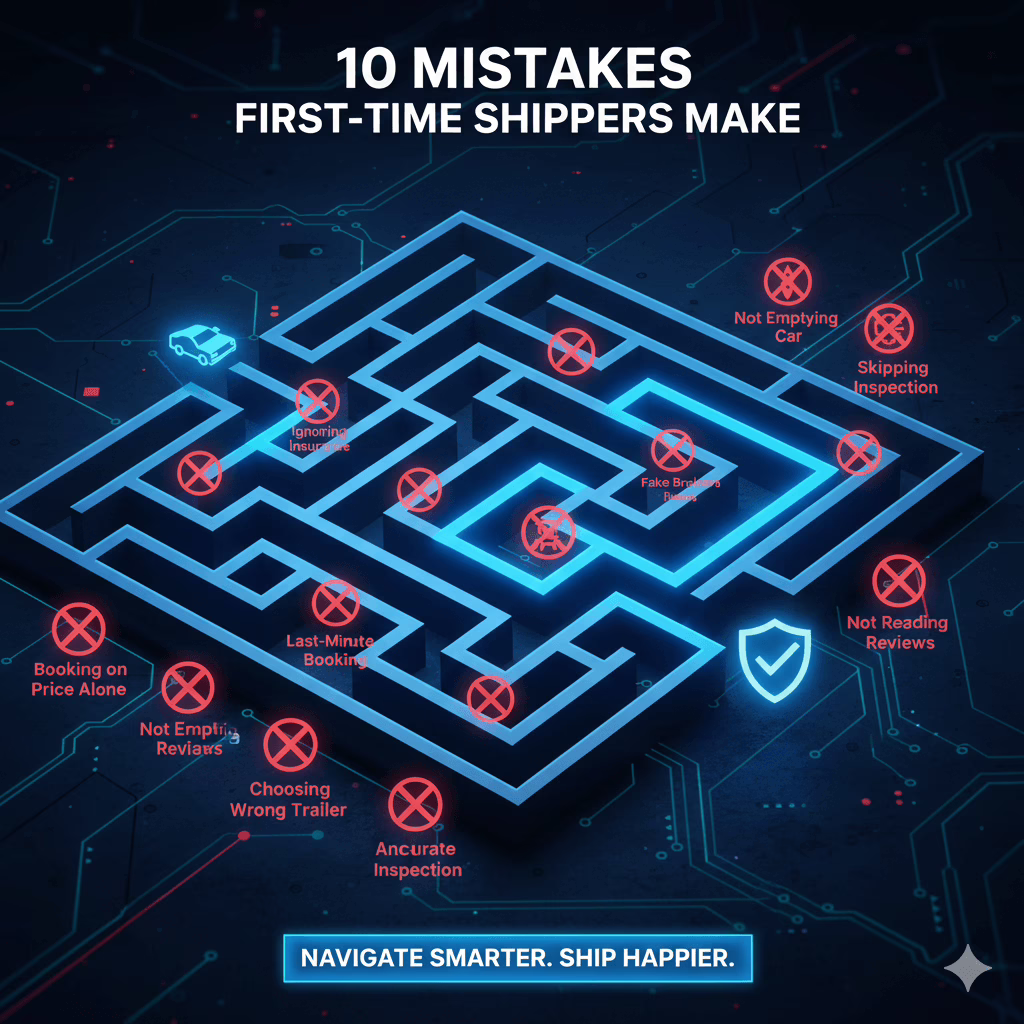 10 First-Time Car Shipping Mistakes to Avoid