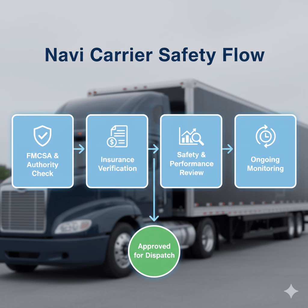 How Navi Vets & Monitors Carriers
