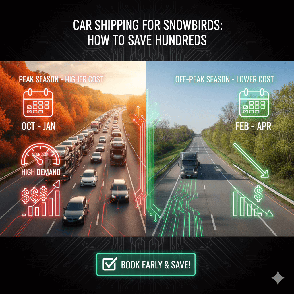 How Snowbirds Can Save Hundreds on Car Shipping