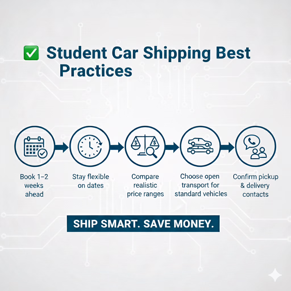 Student Car Shipping Best Practices 