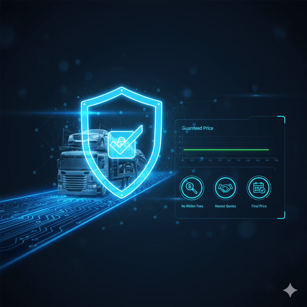 car shipping price with no change