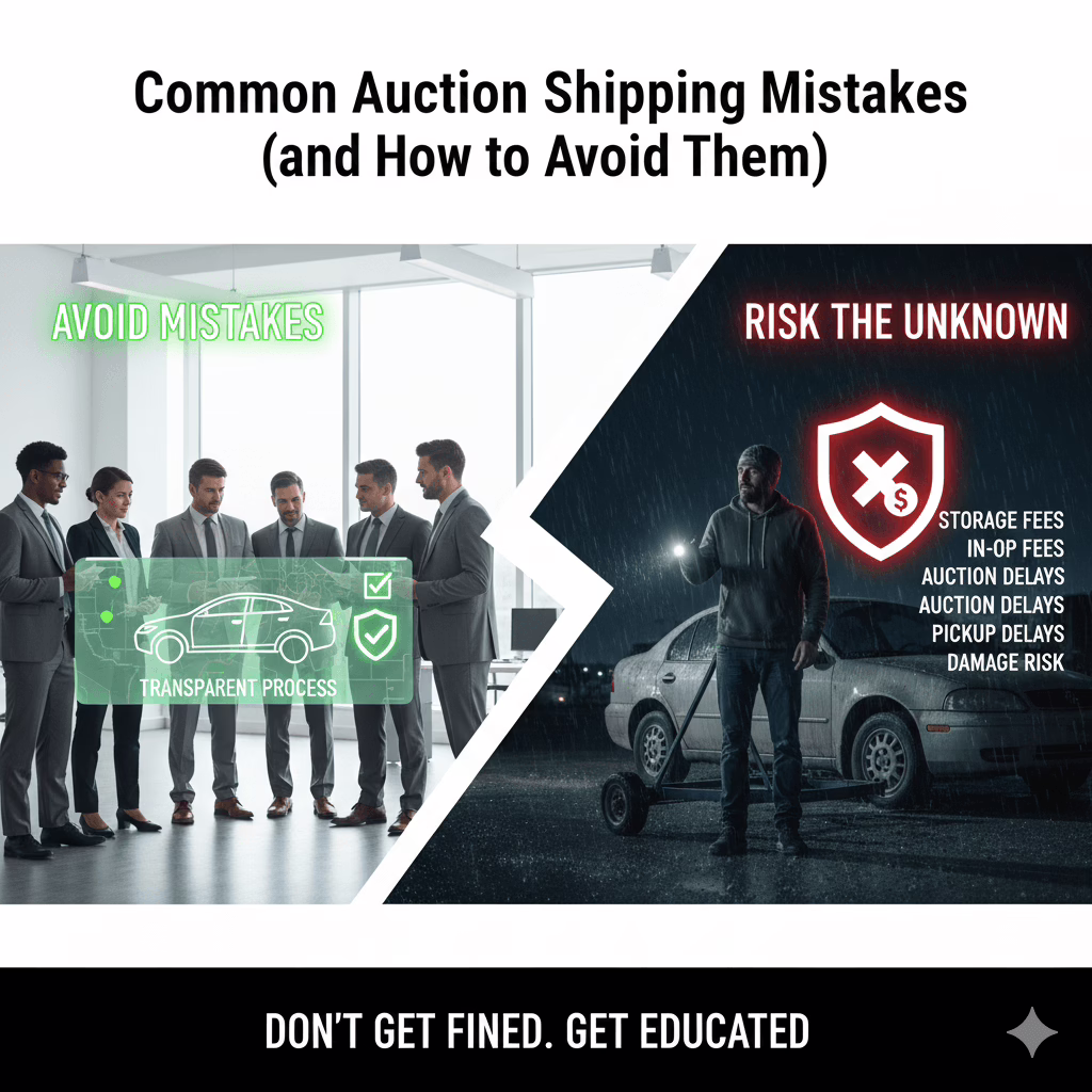 Common Auction Shipping Mistakes (and How to Avoid Them)