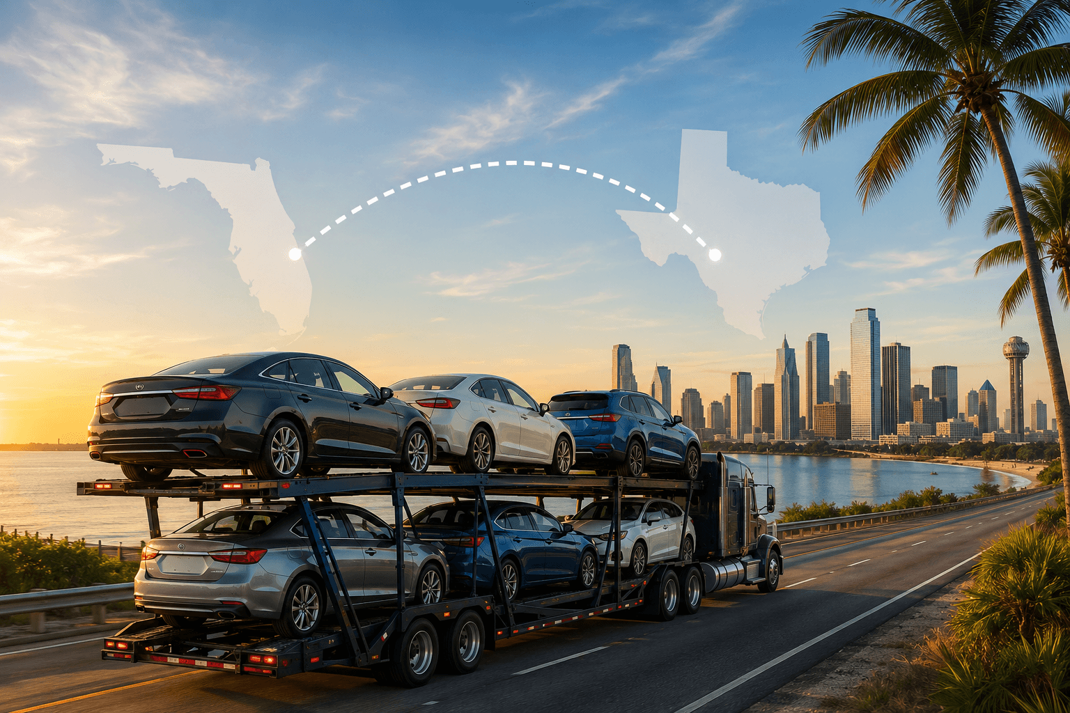 Florida to Texas Car Shipping