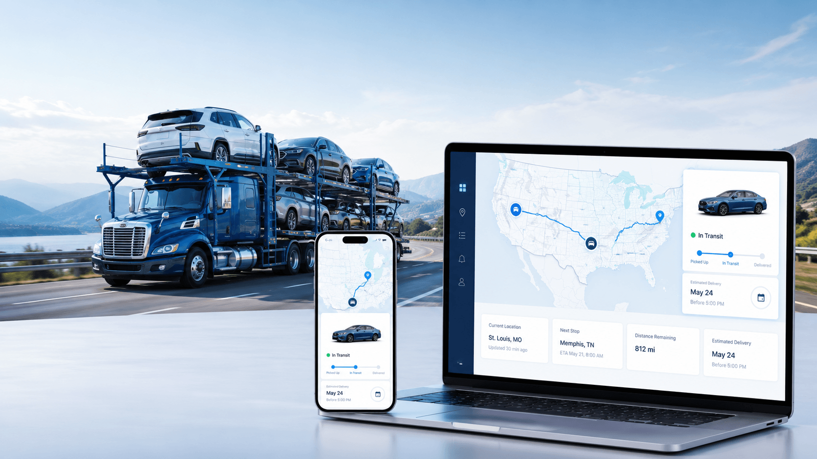 car shipping GPS